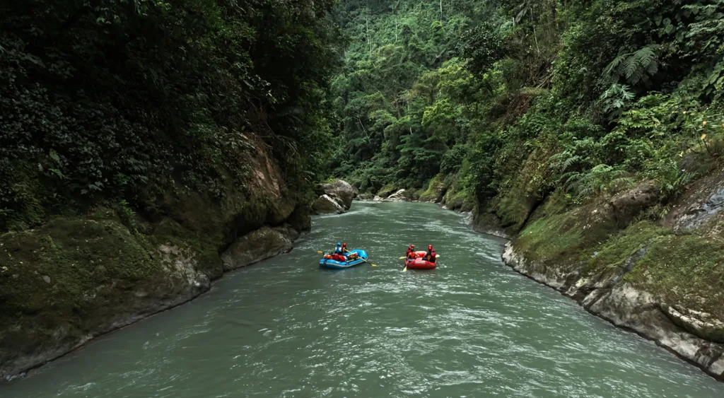 Pacuare River rafting lush jungle scenery adventure