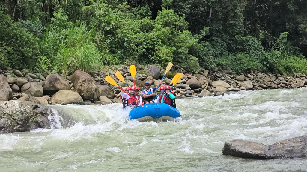 rafting adventure on Pacuare River lush greenery